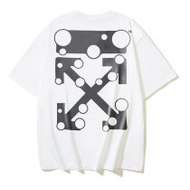 OFF-WHITE short round collar T-shirt S-XL (204)