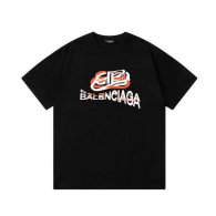 Balenciaga Short Round Collar T-shirt S-XL (145)