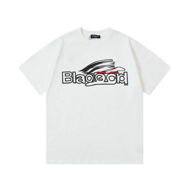 Balenciaga Short Round Collar T-shirt S-XL (161)