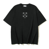 OFF-WHITE short round collar T-shirt S-XL (255)