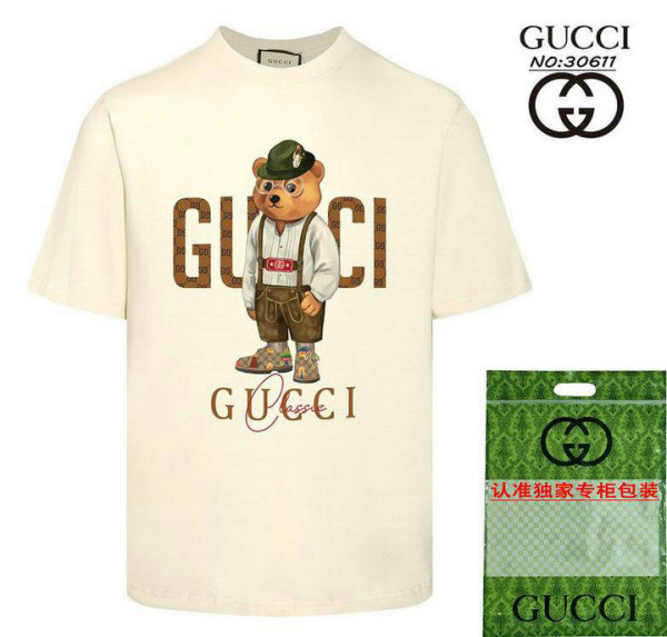 Gucci Short Round Collar T-shirt XS-L (2)