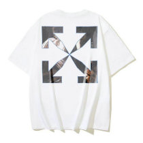 OFF-WHITE short round collar T-shirt S-XL (205)