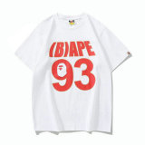 Bape Short Round Collar T-shirt M-XXXL (4)