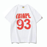 Bape Short Round Collar T-shirt M-XXXL (4)
