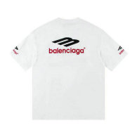 Balenciaga Short Round Collar T-shirt S-XL (107)