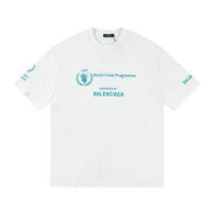 Balenciaga Short Round Collar T-shirt S-XL (130)