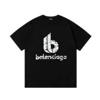 Balenciaga Short Round Collar T-shirt S-XL (159)