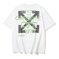 OFF-WHITE short round collar T-shirt S-XL (206)