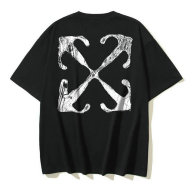 OFF-WHITE short round collar T-shirt S-XL (252)