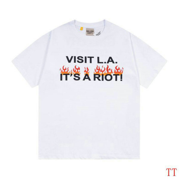 Gallery Dept Short Round Collar T-shirt S-XL (65)