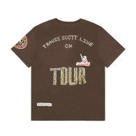 Travis Scott Short Round Collar T-shirt S-XL (34)