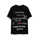 LV Short Round Collar T-shirt S-XL (7)