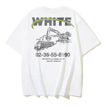 OFF-WHITE short round collar T-shirt S-XL (210)