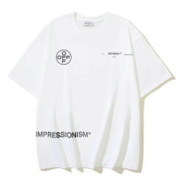 OFF-WHITE short round collar T-shirt S-XL (172)