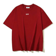 OFF-WHITE short round collar T-shirt S-XL (254)