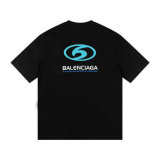 Balenciaga Short Round Collar T-shirt S-XL (103)