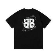 Balenciaga Short Round Collar T-shirt S-XL (153)
