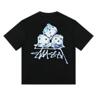 Stussy Short Round Collar T-shirt S-XL (18)