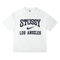 Stussy Short Round Collar T-shirt S-XL (2)
