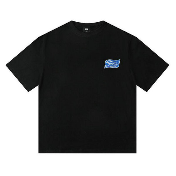 Stussy Short Round Collar T-shirt S-XL (26)