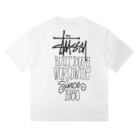 Stussy Short Round Collar T-shirt S-XL (20)