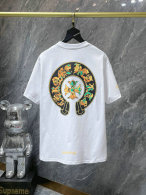 Chrome Hearts Short Round Collar T-shirt S-XL (24)