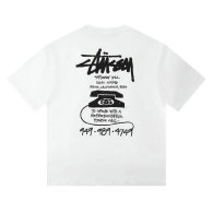 Stussy Short Round Collar T-shirt S-XL (41)