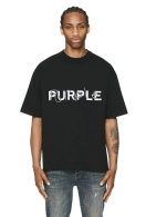 Purple Short Round Collar T-shirt S-XL (18)