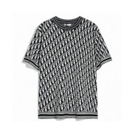 Dior Short Round Collar T-shirt S-XL (9)