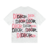 Dior Short Round Collar T-shirt S-XL (19)