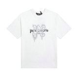 Palm Angels Short Round Collar T-shirt S-XL (12)