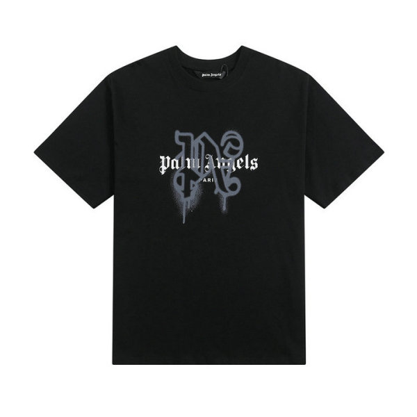 Palm Angels Short Round Collar T-shirt S-XL (15)