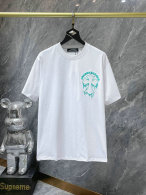 Chrome Hearts Short Round Collar T-shirt S-XL (4)