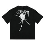 Stussy Short Round Collar T-shirt S-XL (47)