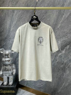 Chrome Hearts Short Round Collar T-shirt S-XL (22)