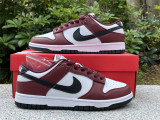 Authentic Nike Dunk Low White/Black/Red