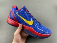 Authentic Nike Kobe 6 Red/Dark Blue/Yellow