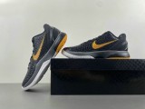 Authentic Nike Kobe 6 Black/Dark Grey-White-Del So