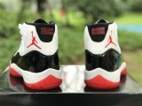 Authentic Air Jordan 11 Red/Black/White