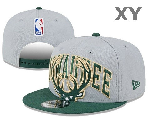 NBA Milwaukee Bucks Snapback Hat (44)