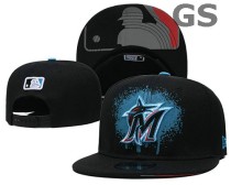 MLB Miami Marlins Snapback Hat (34)