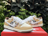Authentic Nike Dunk Low White/Brown