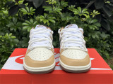 Authentic Nike Dunk Low White/Brown