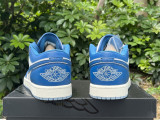 Authentic Air Jordan 1 Low GS “Industrial Blue”