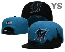 MLB Miami Marlins Snapback Hat (35)
