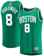 Men's Boston Celtics Kristaps Porzingis Fanatics Kelly Green 2024 NBA Finals Fast Break Replica Player Jersey - Icon Edition