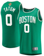 Men's Boston Celtics Jayson Tatum Fanatics Kelly Green 2024 NBA Finals Fast Break Replica Player Jersey - Icon Edition