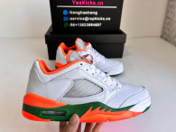 Authentic Air Jordan 5 Low WMNS “Miami Hurricanes”