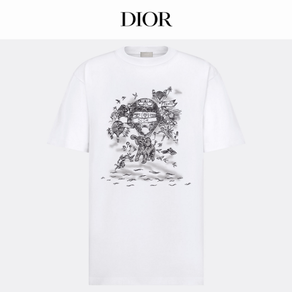 Dior Short Round Collar T-shirt XS-L (32)