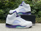 Authentic Air Jordan 5 Retro Grape